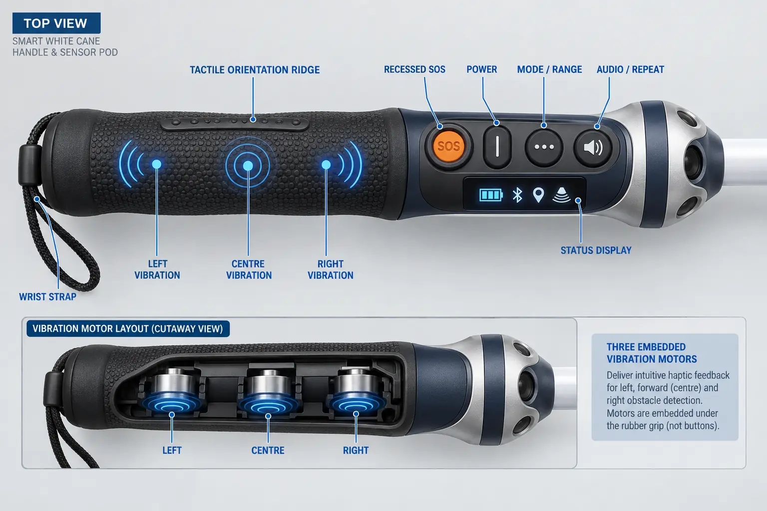 SmartCane Connected controls